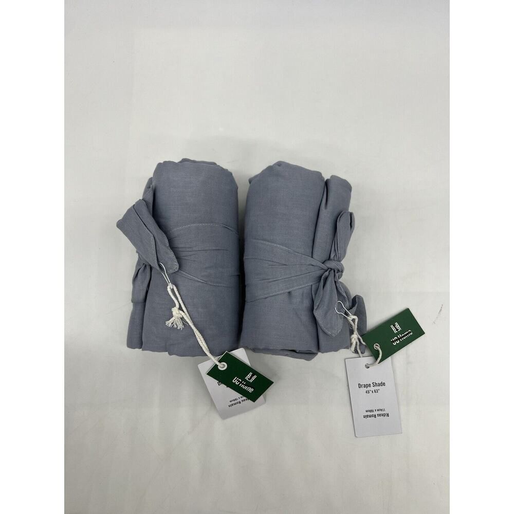 Set of 2 Urban Outfitters Drape Shade Blue 45” x 63”